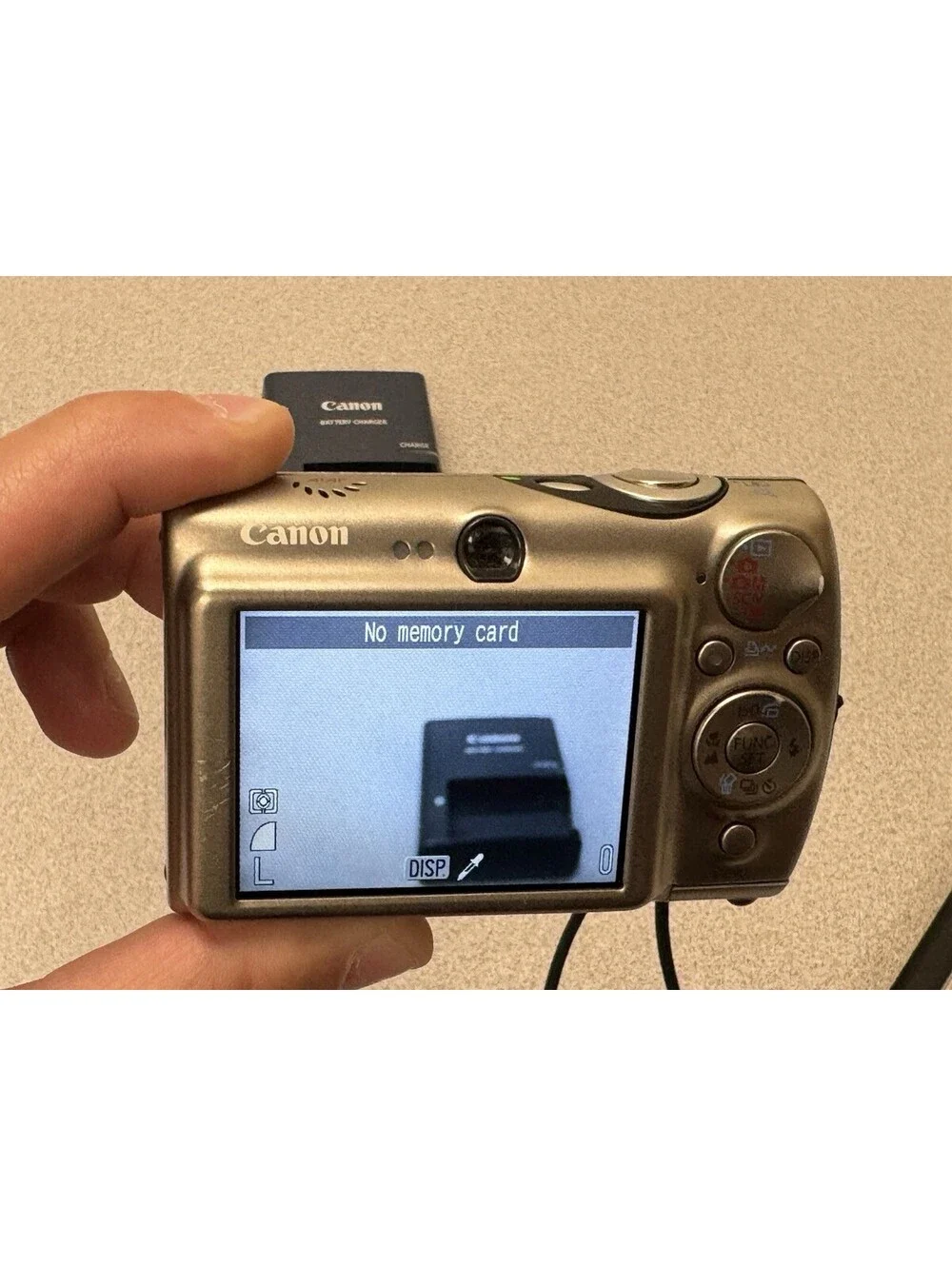 Canon PowerShot Digital ELPH SD900 10MP Camera + Charger/Battery -Tested Works
